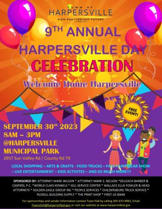 Harpersville Day - September 30th